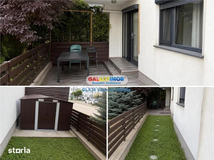 Vanzare apartament 3 camere parter gradina mobilat Baneasa Greenfield - 12