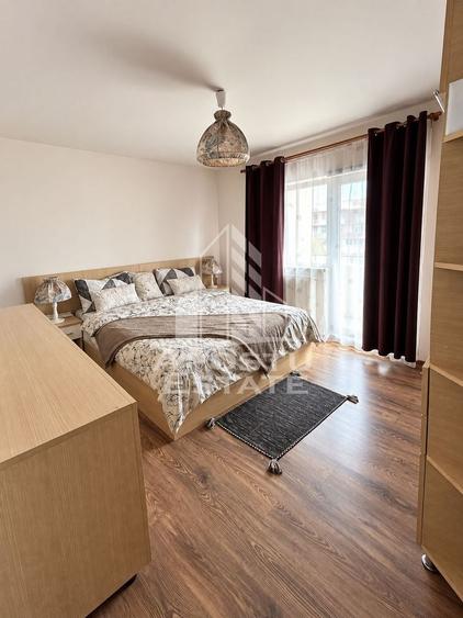 Apartament cu 2 camere decomandat, mobilat în Badea Cârțan