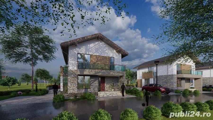 Casă cu 5 camere cu Teren 500 Mp în Corbeanca