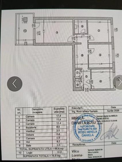 Apartament cu 3 camere decomandat în Pantelimon