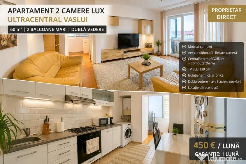 Apartament cu 2 camere decomandat în Ultracentral
