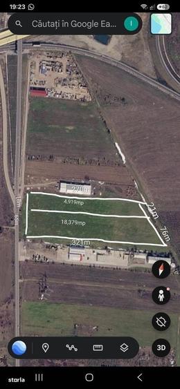 Teren de vanzare 23.298 mp | Ciorogarla, Ilfov |Acces rapid A1 si A0 - 15