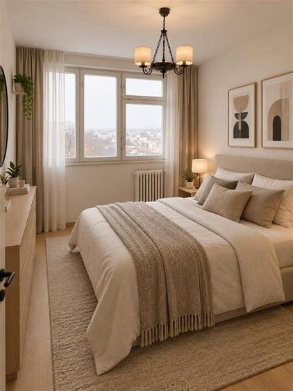 Apartament cu 3 camere semidecomandat în Giurgiului