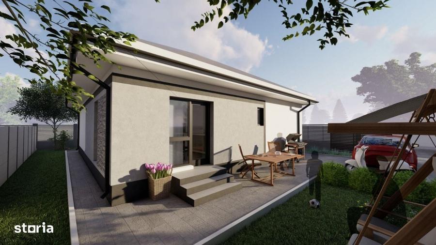 Casă cu 4 camere cu Teren 400 Mp în Vârteju