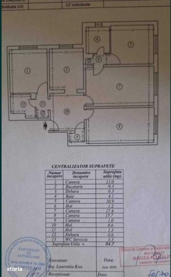 Apartament cu 4 camere în Militari