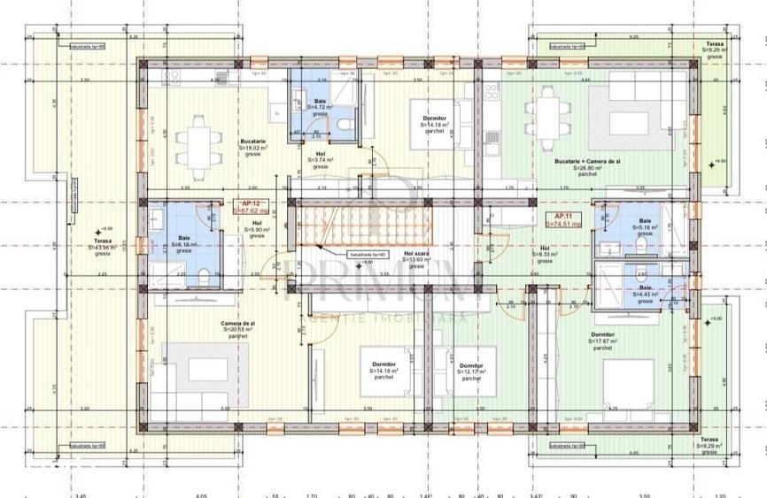Giroc - 2 Camere - Terasa Mare - Zona Excelenta - Bloc Nou - 3