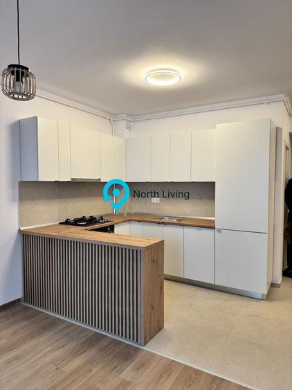 Apartament cu 2 camere semidecomandat, mobilat în Popești-Leordeni