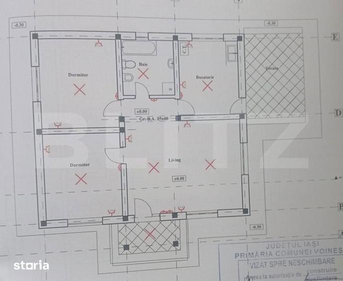 Casa parter cu pod inalt mansardabil Voinesti - 4
