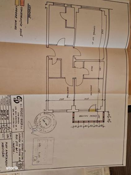 Apartament cu 3 camere decomandat în Decebal