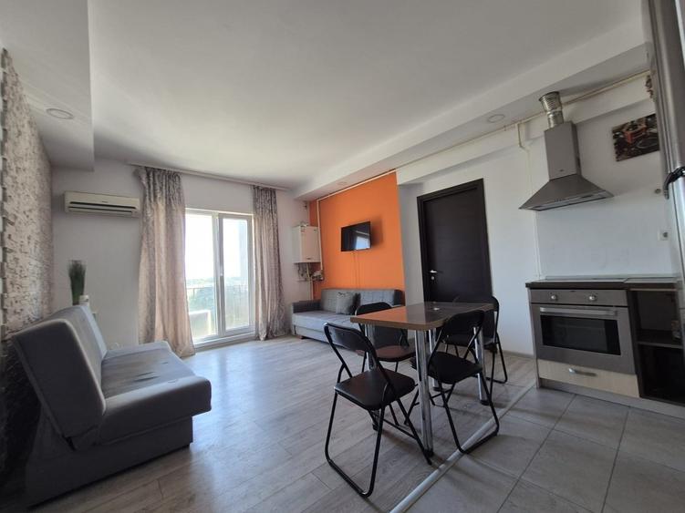 Apartament cu 2 camere semidecomandat în Tunari