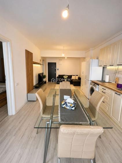 Apartament cu 2 camere nedecomandat, mobilat în Rulmentul