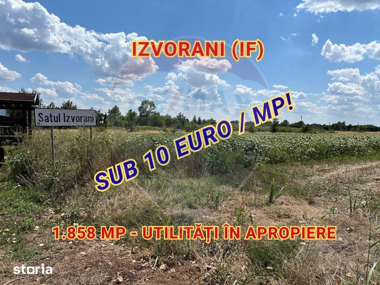 Teren de 1858 mp, în Ciolpani