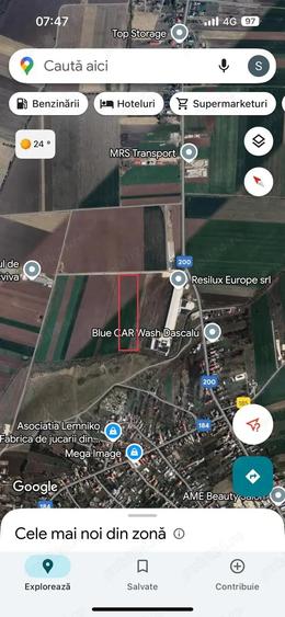 Teren de 6800 mp, în Dascălu