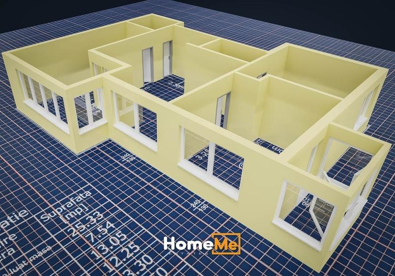 Apartament cu 6 camere decomandat, mobilat în Domenii