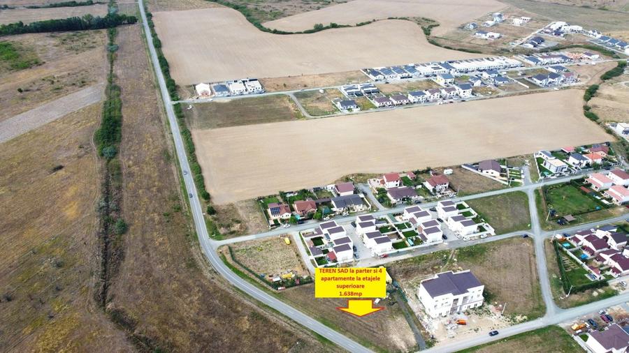 Teren Construcții intravilan de 1638 mp, în Moșnița Nouă