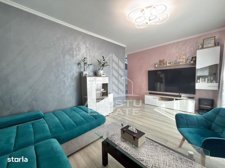 Apartament cu 3 camere decomandat, complet mobilat la parter in Giroc. - 15