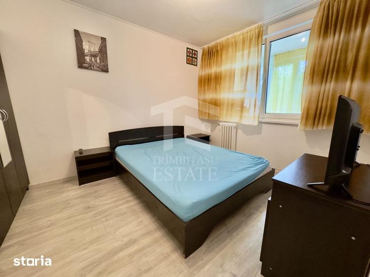 Apartament cu 2 camere, mobilat în Tei