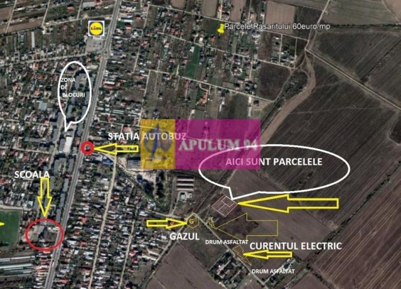 Teren Construcții intravilan de 524 mp, în 1 Decembrie