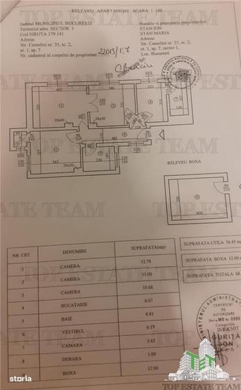 Apartament cu 3 camere semidecomandat în Gara de Nord