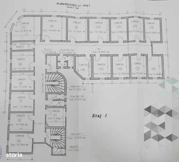 Spațiu comercial, de 810 mp, în Central