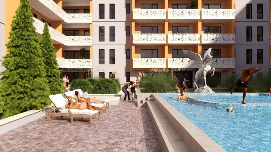 Apartament 24 E -2 camere-Future Residence-Zona Torontal-Piscina privata - 4