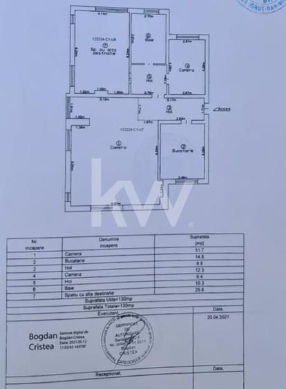 Apartament 3 camere 130 mp utili, gradina propri, Avantgarden – 0% comision - 19