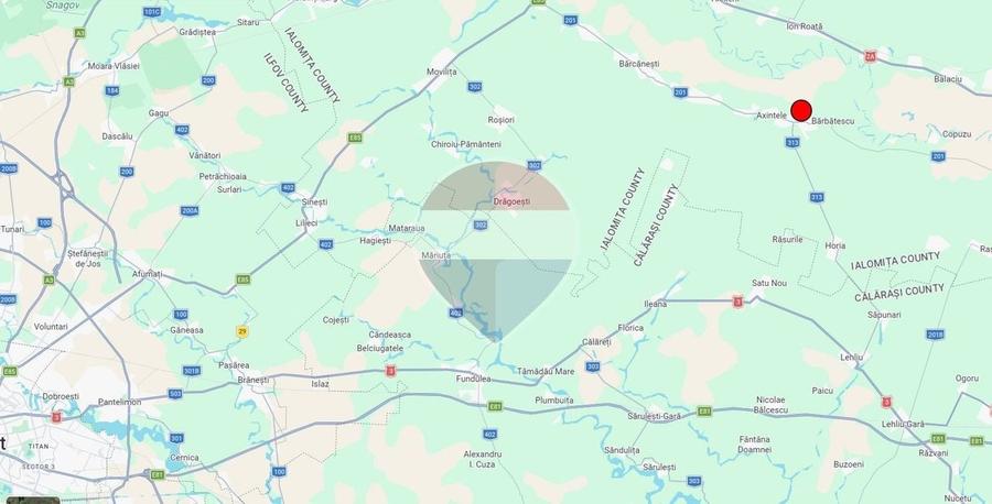 Teren Construcții intravilan de 2770 mp, în Axintele