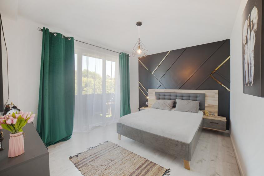 Apartament cu 3 camere semidecomandat, mobilat în Popești-Leordeni