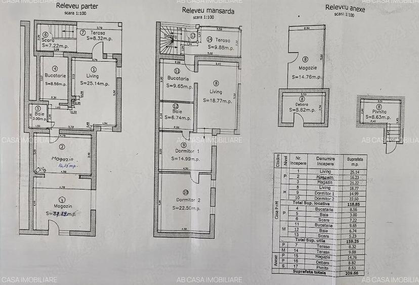 Casă cu 2 camere cu Teren 294 Mp în Lipovei
