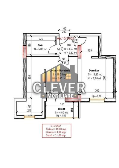 Apartament Tip Studio | 700m de Metrou | Comision 0% - 4
