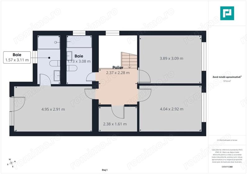 Duplex Premium -5 camere la cheie Mo?ni?a Noua - 13