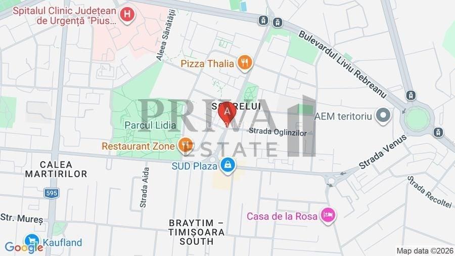 Apartament cu 4 camere, 3 balcoane, 2 bai, etajul 1. Soarelui