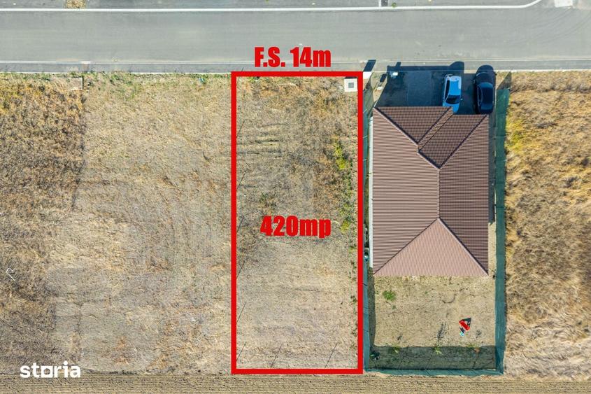Teren de 420 mp, în Vladimirescu
