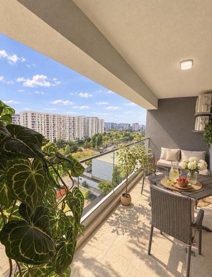 Apartament cu 2 camere semidecomandat în Lujerului
