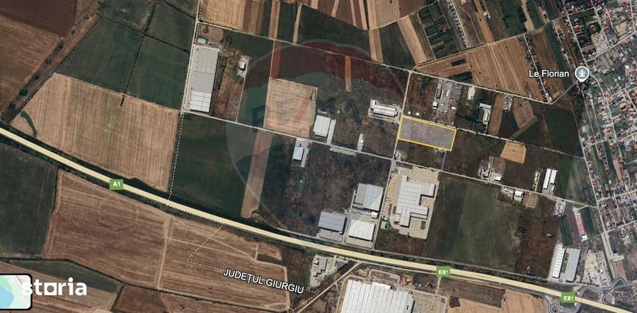 Teren Industrial 3ha/ Autostrada A2 Km 23/Dubla deschidere - 3