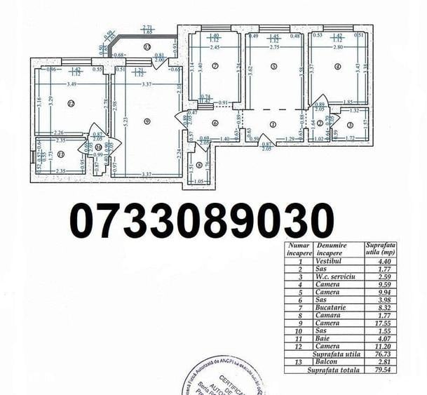 Apartament cu 4 camere semidecomandat în Drumul Taberei