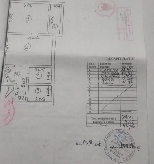Apartament cu 2 camere semidecomandat, mobilat în Micro 19