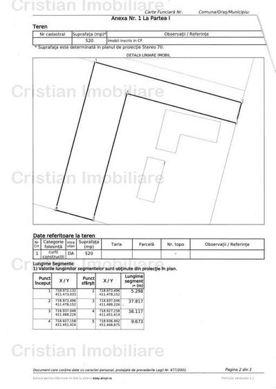 Teren intravilan de constructii 2905 mp, 10 euro mp, la 19Km de Braila - 5