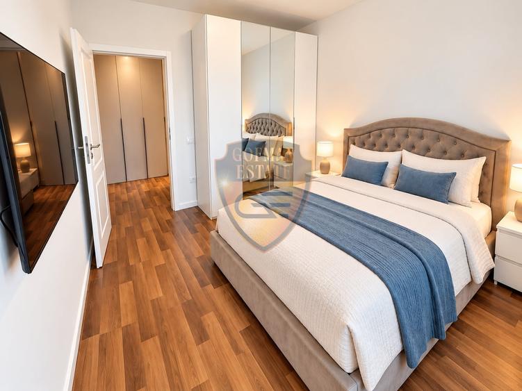 Apartament cu 2 camere semidecomandat, mobilat în Faleza Nord