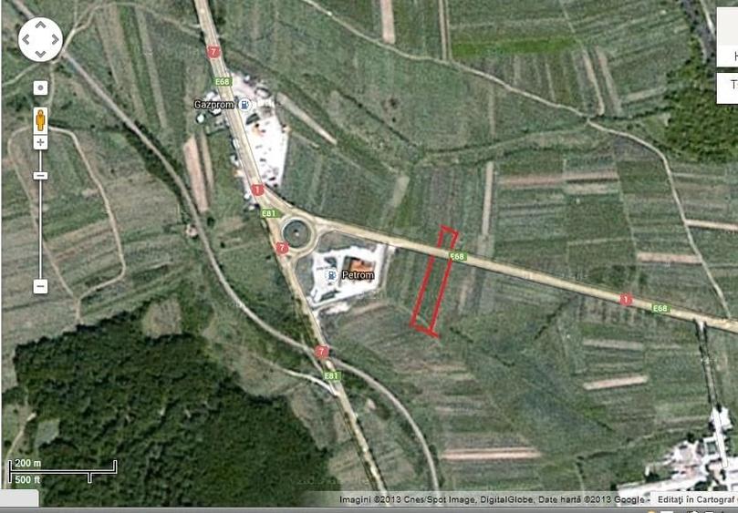 Teren de 2300 mp, în Veștem