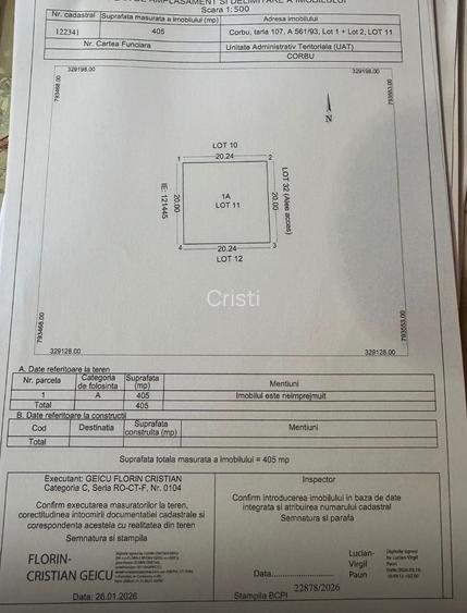 Lot intravilan Corbu