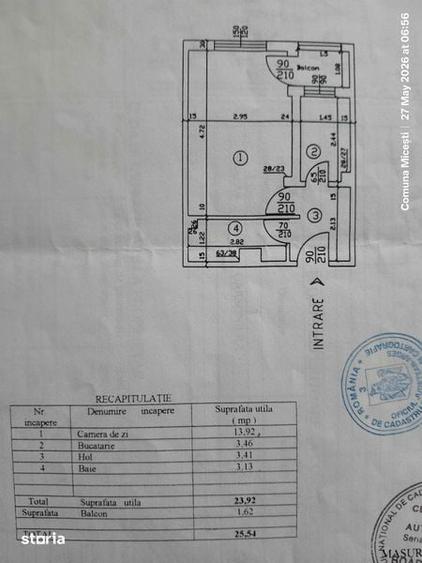 Garsonieră decomandată în Negru Vodă