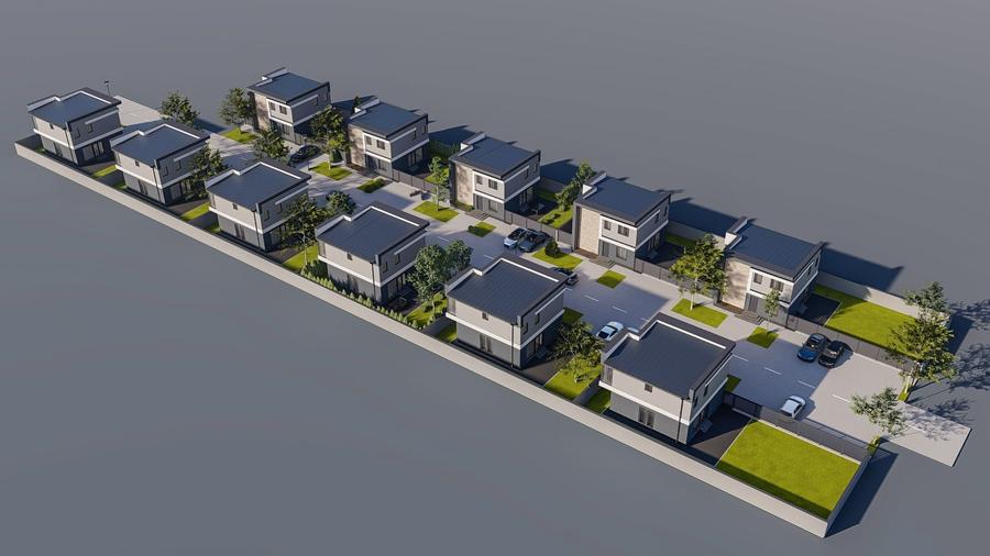 Casă individuală cu 5 camere cu Canalizare în Tunari