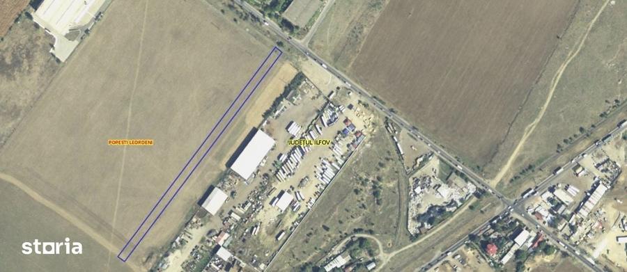 Vand teren intravilan 4900mp Popesti-Leordeni direct la Sos. Oltenitei - 2