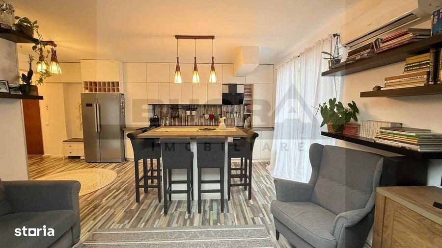 Apartament 2 camere, 52mp, 2 terase, parcare, zona Edgar Quinet - 1