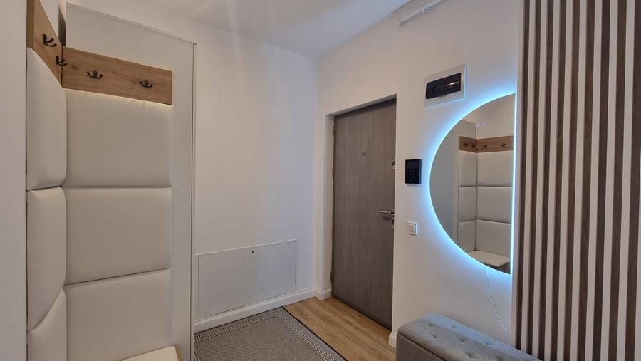 Penthouse de închiriat – 2 camere, 56 mp + terasă 50 mp | Parcare subterană - 5