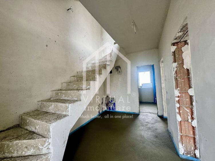 Duplex cu 4 camere cu Canalizare în Gușterița