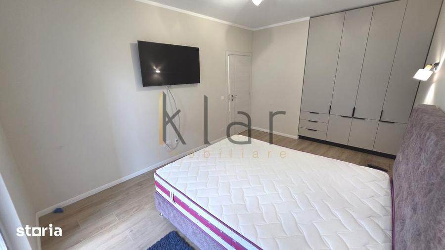 Apartament cu 2 camere semidecomandat, mobilat în Plopilor