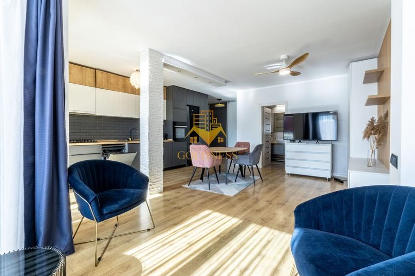 Apartament cu 3 camere semidecomandat, mobilat în Bună Ziua