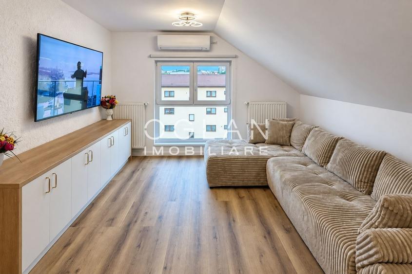 Apartament cu 4 camere, mobilat în Piața Cluj